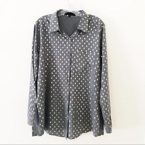 Anthropologie | Monarc Polka Dot Blouse | M